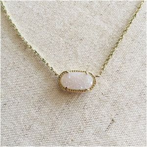 Kendra Scott Irridicent Drusty Necklace